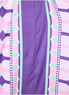 Sabr 'Divine Arches I' Kids Prayer Dress, Purple  - Image 3