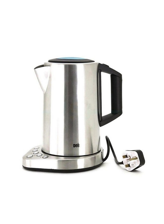 ديم غلاية كهربائية من الستانلس ستيل 2000 واط فضي وأسود 1.8 لتر ESKT-1803SA - Image 1