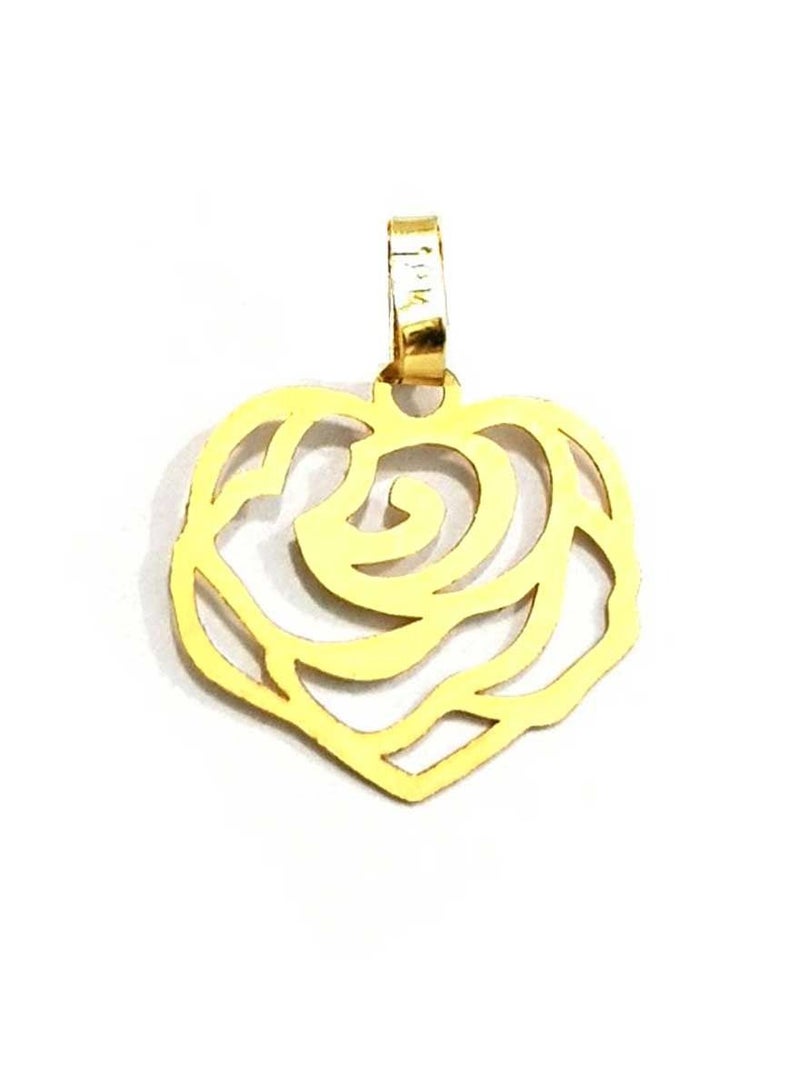 Hamsa.ae 18K Pure Gold Rose Necklace - Image 2