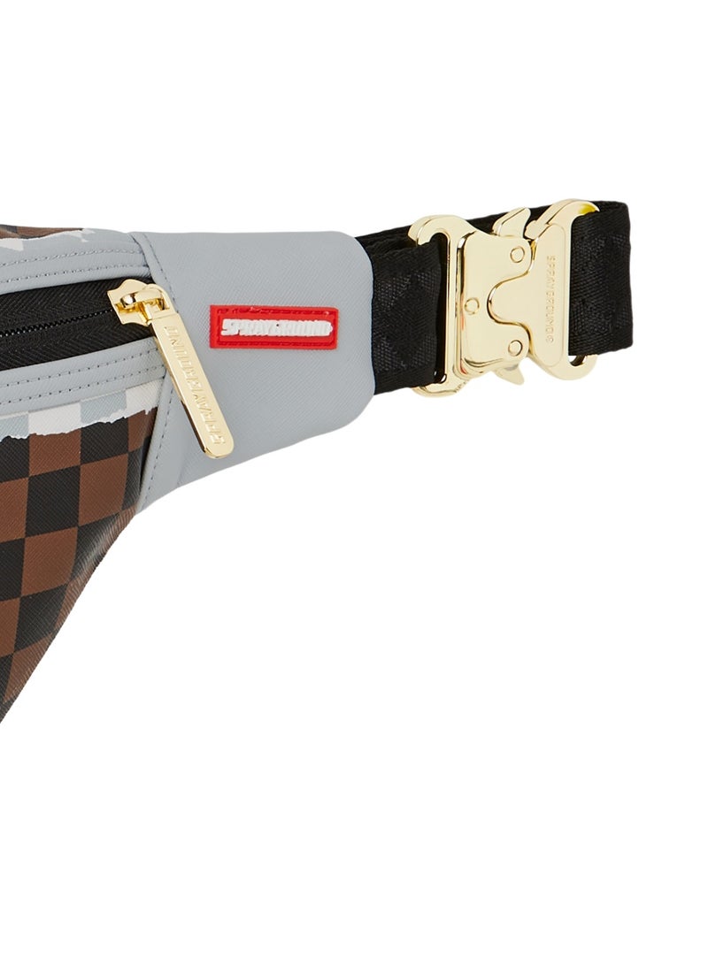 SPRAYGROUND SG CREAM AND BROWN TEAR CHECK SAVVY CROSSBODY - Image 3