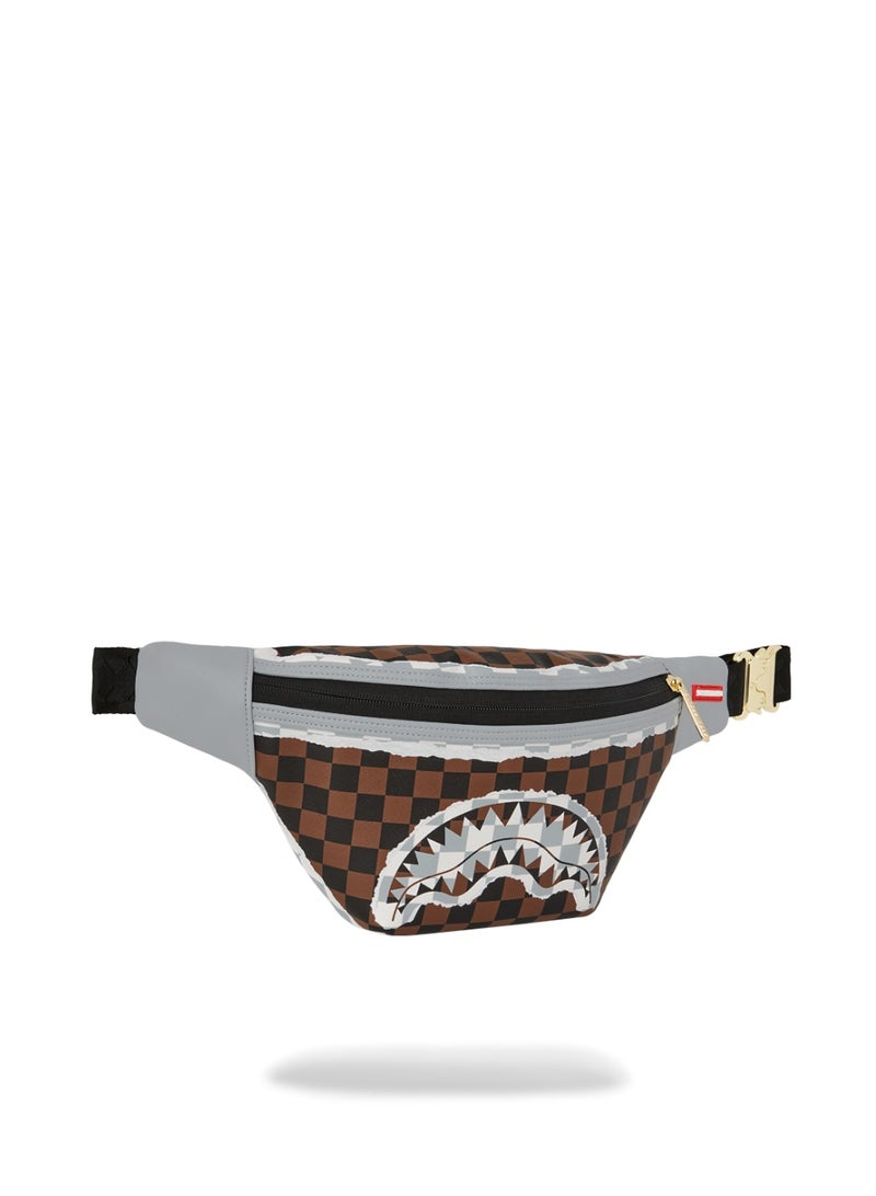 SPRAYGROUND SG CREAM AND BROWN TEAR CHECK SAVVY CROSSBODY - Image 2