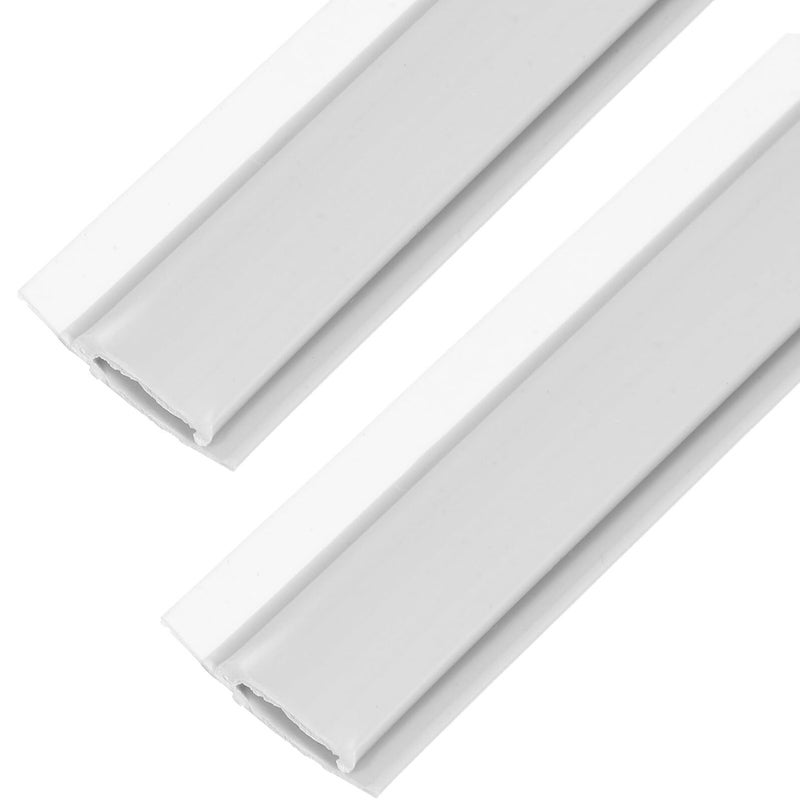 4 Pcs Dustpan Rubber Lip Replacement Strips 28cm Soft Rubber Edge Refills For Cleaning - Image 4