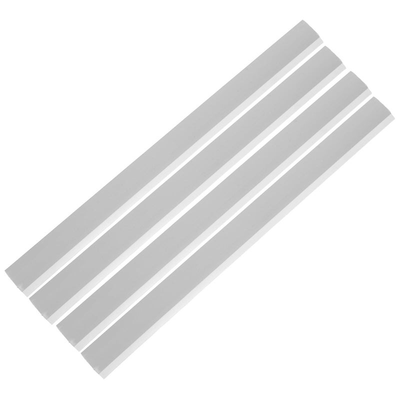 4 Pcs Dustpan Rubber Lip Replacement Strips 28cm Soft Rubber Edge Refills For Cleaning - Image 2