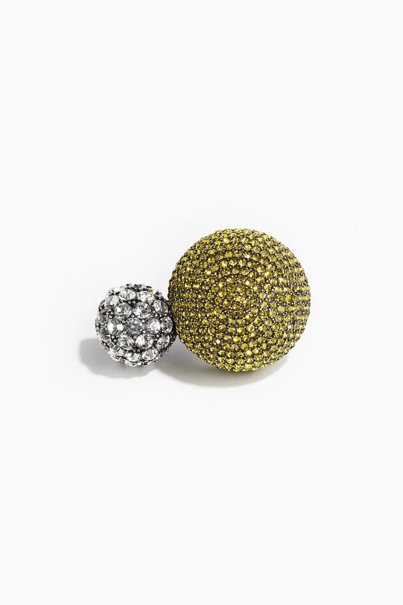 H&M Rhinestone statement ring