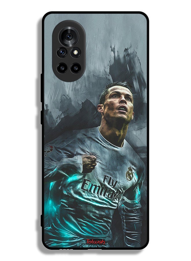 Tolwak Huawei nova 8 5G Protective Case Cover Cristiano Ronaldo Art - Image 2