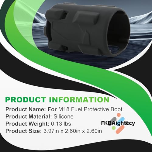 FKBAightccy 49-16-2854 Protective Boot Compatible with Milwaukee for M18 Fuel 3/8" 1/2" 2854-20 Compact Impact Wrench Protective Boot for Milwaukee 2854-20 2855-20 2855P-20 Assembly Accessories Part - Image 5