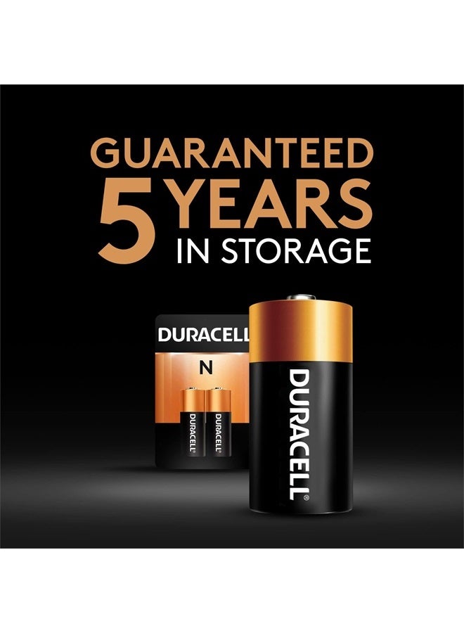 Duracell بطارية Duracell N 1.5V قلوية، عبوة من قطعتين، بطارية N 1.5V قلوية، تدوم طويلاً للأجهزة الطبية، وسلاسل المفاتيح، وأجهزة تعقب GPS، والمزيد - Image 4
