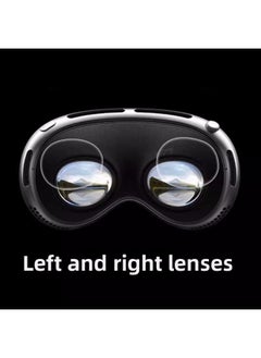 Suitable For Apple Vision Pro Gel Film TPU Film Glossy Anti-scratch Protection VR 3D Head Display Glasses-Color:HD Anti-blue Light Hydrogel Film (lens)-Size:1 Piece (with Packaging + Cleaning Kit)