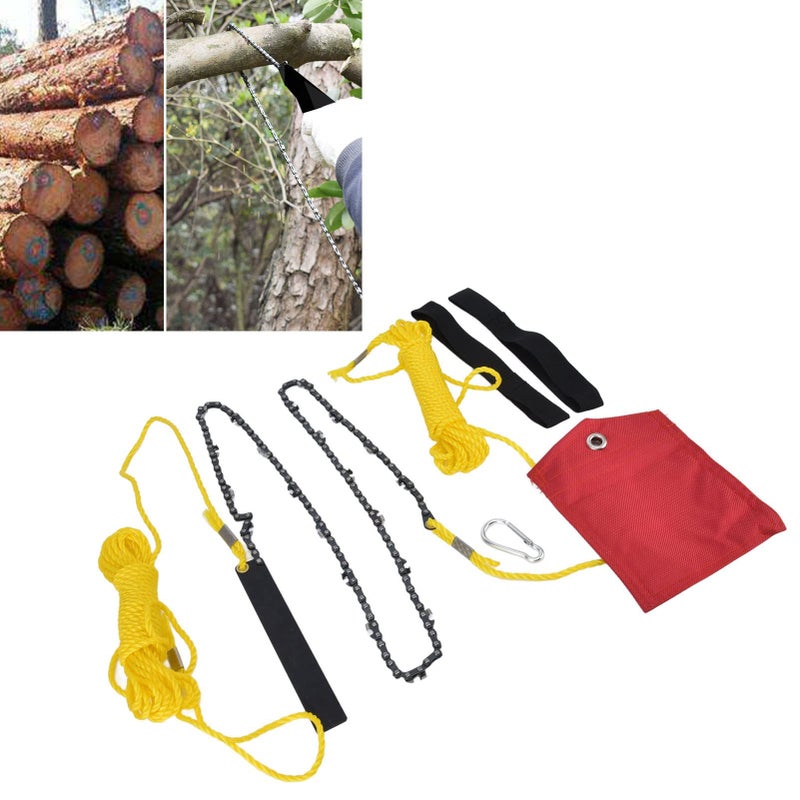 48 Inch Folding Pocket Chain Saw 63 Teeth High Hardness Blade For Tree Pruning Outdoor Camping - Image 5