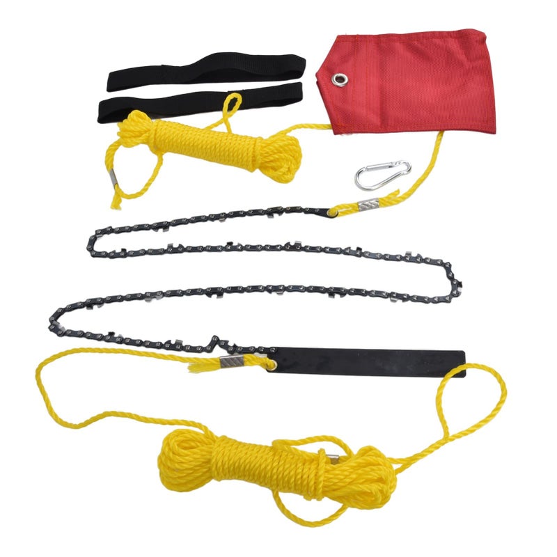 48 Inch Folding Pocket Chain Saw 63 Teeth High Hardness Blade For Tree Pruning Outdoor Camping - Image 2