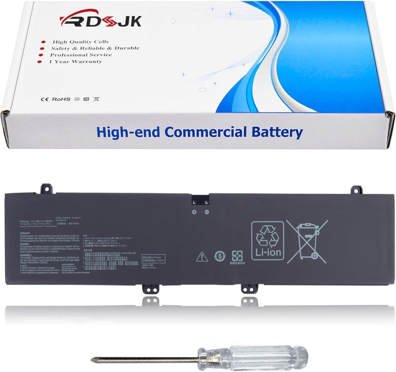 C41N2101-1 Laptop Battery for ASUS Zenbook Pro 14 Duo OLED UX8402 UX8402V UX8402VU UX8402VV UX8402Z UX8402ZA UX8402ZE Series 15.48V 76Wh 4920mAh(Not C41N2101) - Image 1