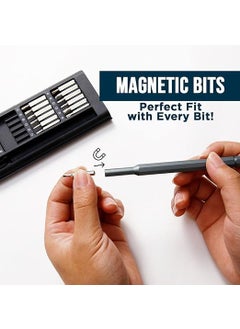 Wishbone WISHBONE 24 IN 1 SCREW DRIVER Magnetic Sturdy & Compact Kit for Fixing Electronics, Laptops, Mobile Phones PC & Eye-Glasses Household Repair Multipurpose Hand Tool Kit  - Image 3