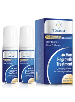 TOMUM 5% Minoxidil Foam For Men And Women Topical Hair Loss Treatments ...