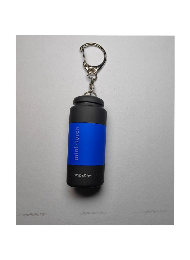Portable Mini LED Flashlight Rechargeable Dark blue