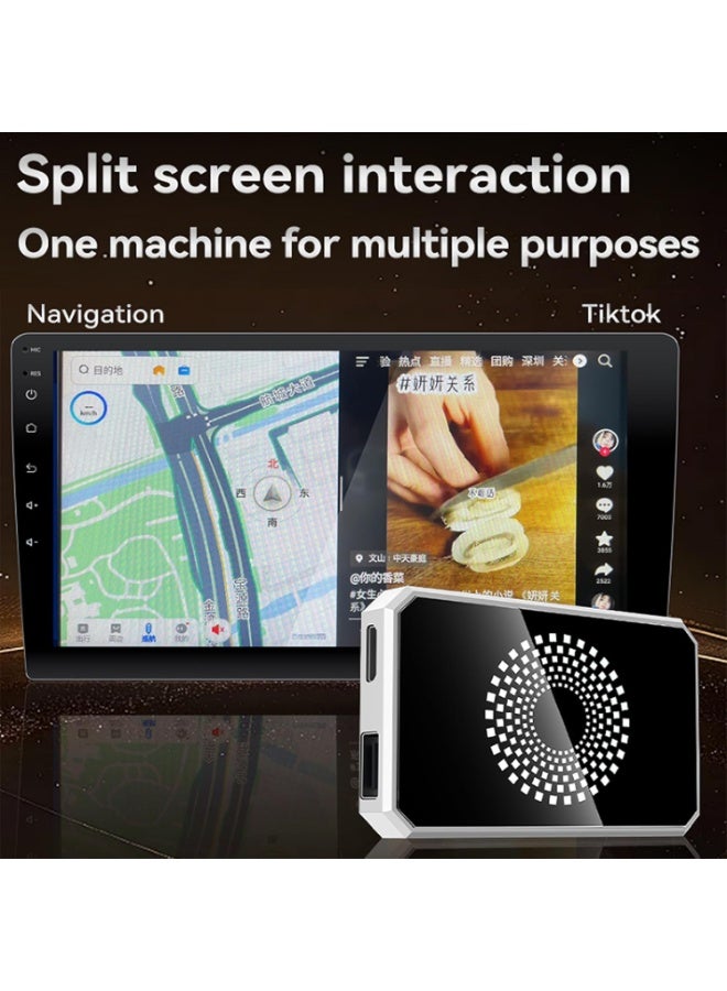Autolink Pro 2026 Wireless CarPlay AI Box 3-in-1 Adapter – Portable Car Multimedia Box with Netflix, YouTube & TikTok Streaming, Wireless Apple CarPlay & Android Auto, USB Drive Support for iPhone 10+ & Android 13+ - Image 5