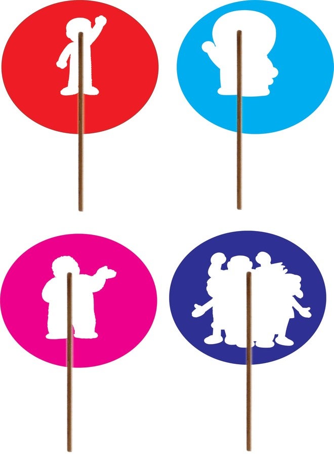 Creative Props Doraemon Cake Topper Set, Rainbow Birthday Theme Decorations, 6 Character Figures with Stands - Image 4
