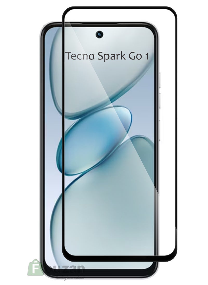 Generic - Tecno Spark Go 1 9H Hardness HD Tempered Glass Screen Protector 99% Transparency with device's original screen clarity and brightness - Image 1