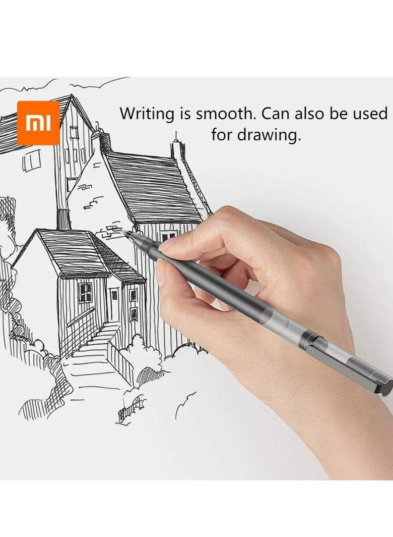 Pack Of 10 Xiaomi Gel Pens Smooth Writing Signature Pen Black