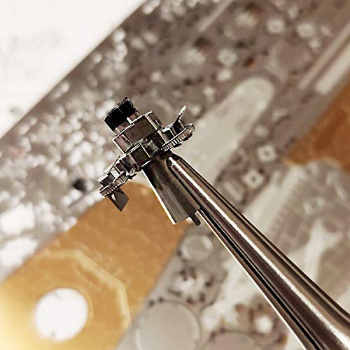 ENGINEER Compact Precision Compact Long Nose Pliers (Needle tip),Professional Grade, ESD Safe with Carbon Steel Jaws. Made in Japan. ps-03,Black,141mm - Image 3