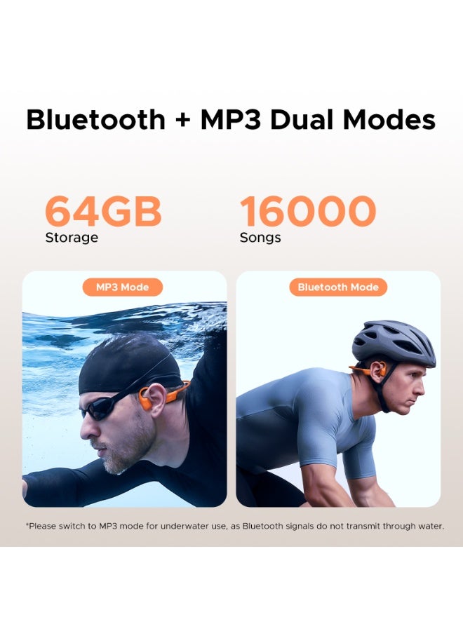 DOOGEE BoneAir - Swimming Conduction Headphones, Open Ear Wireless Bluetooth Sports Earphones for Running, Swimming and Sports, Workouts, Sweat Resistant, IP68 - Image 5
