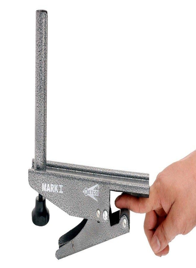 Metco Mark-I Table Tennis Post with Net (Grey) - Image 2