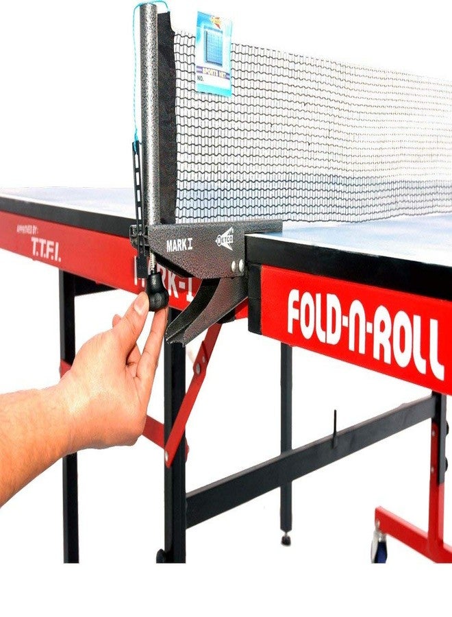 Metco Mark-I Table Tennis Post with Net (Grey) - Image 3