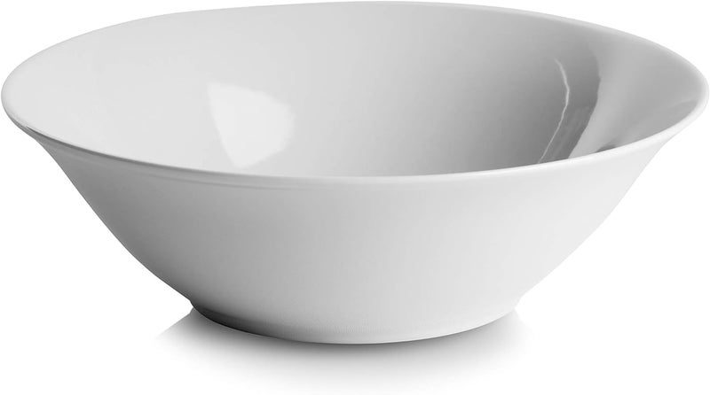 MN DEYER Premium White Porcelain Bowl Set of 6 | Perfect Bowl for Serving Salad, Rice, Soup, Cereal, Noodles and Corn Flakes | Scratch Resistant, Dishwasher Safe (5" | 12.5cm, ROUND) - Image 3