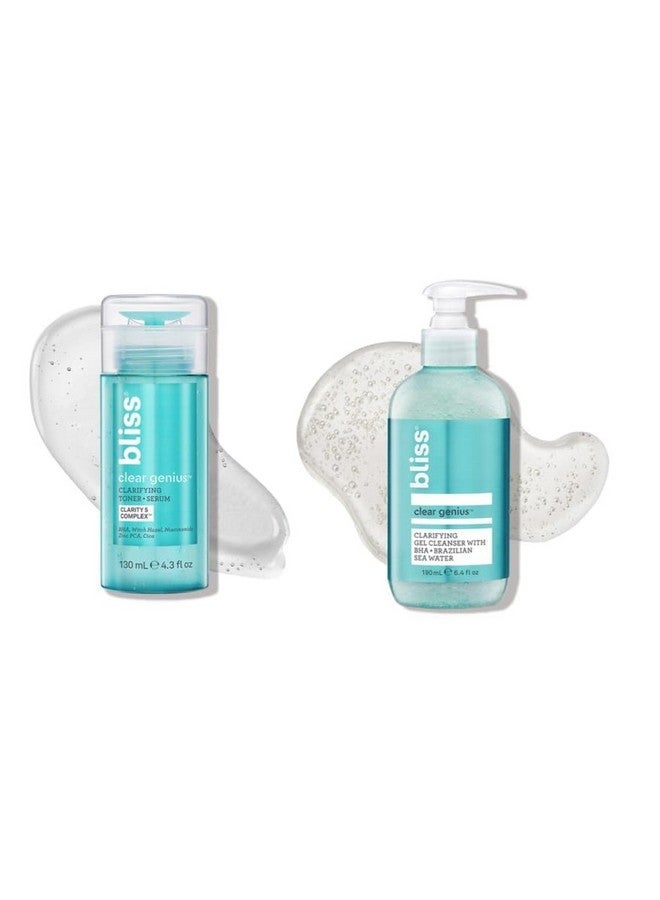 BLISS Daily Acne Routine Kit (2Pc Set) Cleanse And Tone For Acne Pores - Image 1