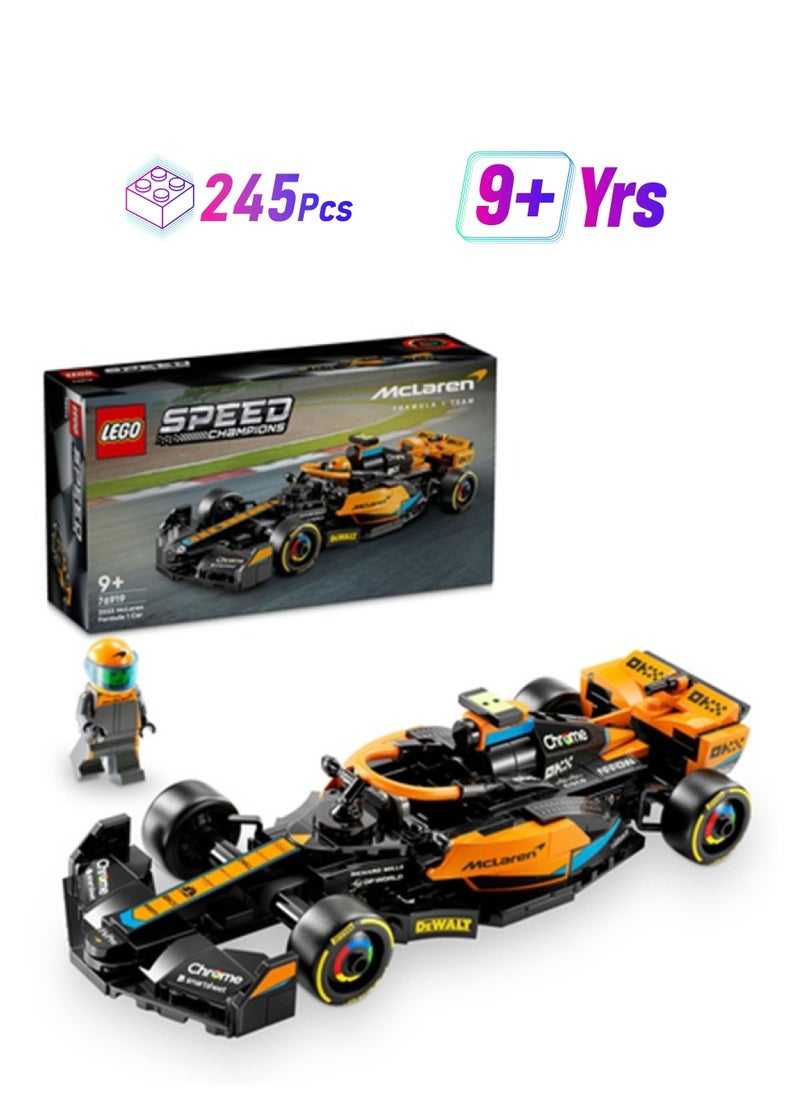 LEGO Speed Champions 2023 McLaren Formula 1 Race Car 76919 (245) Pieces  - Image 1