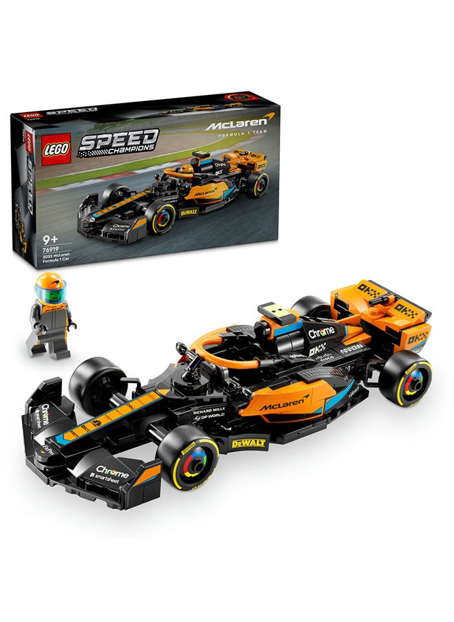 LEGO Speed Champions 2023 McLaren Formula 1 Race Car 76919 (245) Pieces  - Image 1