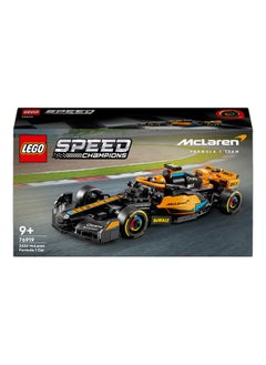 LEGO 76919 أبطال السرعة 2023 سيارة سباق ماكلارين فورمولا 1 لعبة نموذج قابلة للبناء للأطفال، مجموعة نموذج قابلة للعب، فكرة هدية لعروض اللعب للأولاد والبنات بعمر 9 سنوات وما فوق الذين يستمتعون باللعب المستقل  - Image 3