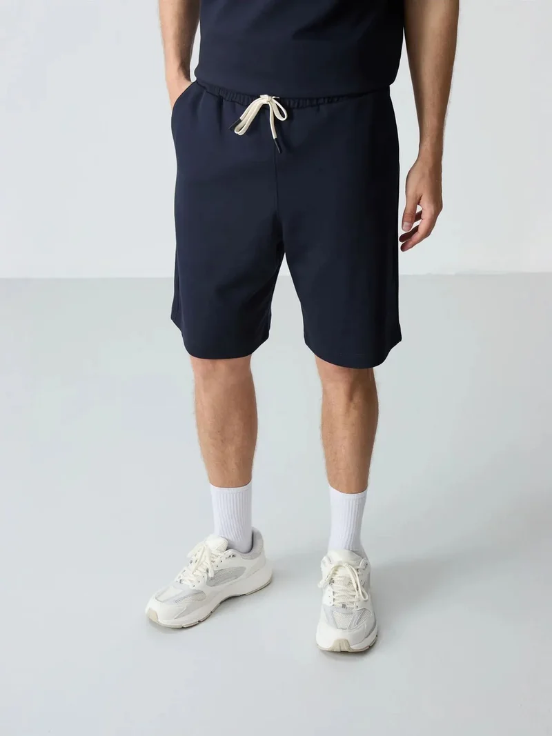 TOMMYLIFE TOMMY Men's Oversized Cotton-Blend T-Shirt And Shorts Set