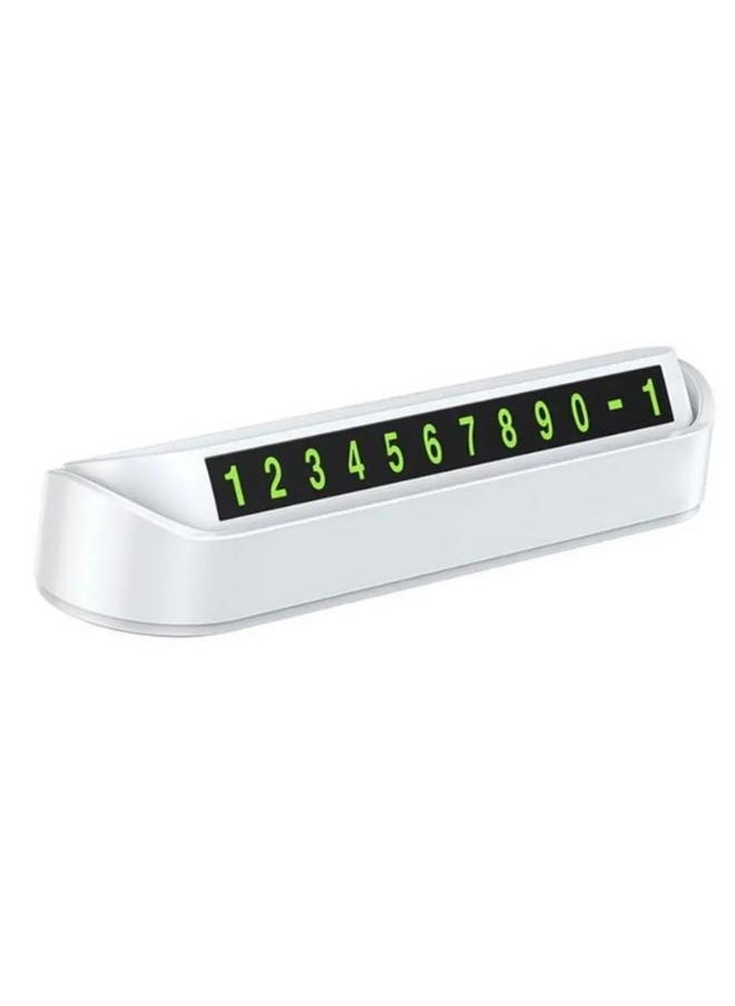 Generic Luminous Car Temporary Parking Card  - Image 1