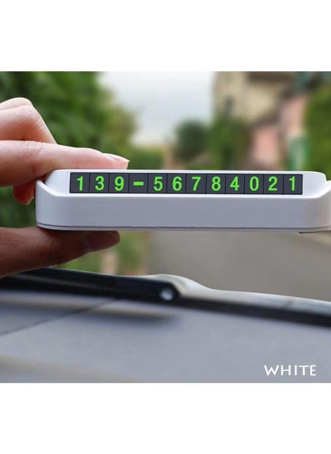 Generic Luminous Car Temporary Parking Card  - Image 2