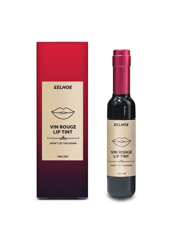 EELHOE red bottle shape portable waterproof lipstick 5ml