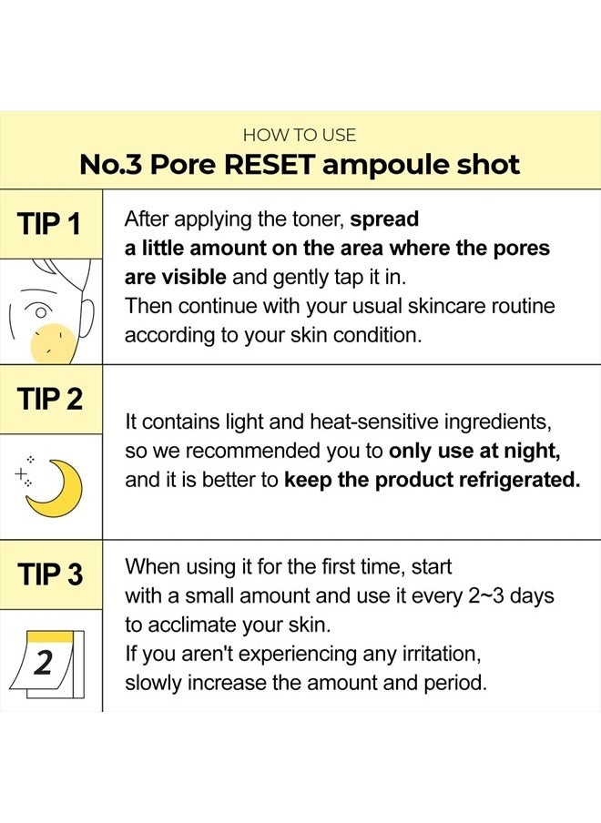 numbuzin No.3 Pore Reset Ampoule (25mL)  - Image 5