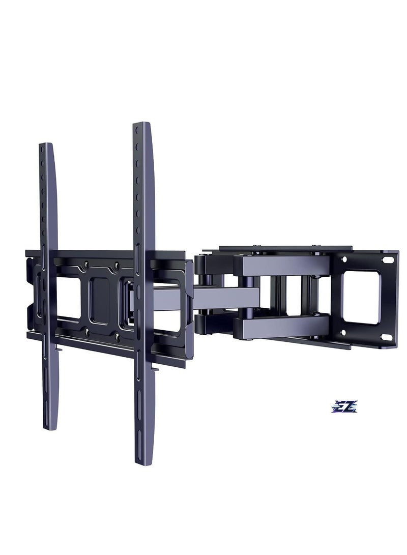 ELTRAZONE Full Motion TV Wall Mount Bracket for 26-55 Inch LED, LCD, OLED TVs – Dual Articulating Swivel Arms, Tilts & Rotates, Max VESA 400x400mm, Holds up to 99 lbs – Adjustable TV Mount for Home Theater & Living Room - Image 1