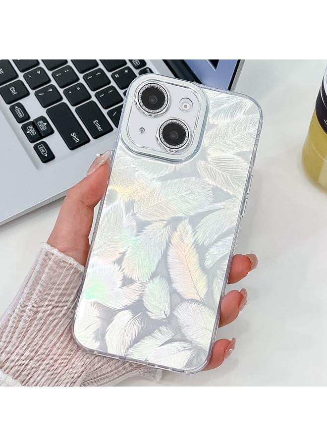 اس-توب جراب لهاتف iPhone 13 مصنوع من مادة TPU اللامعة مع غشاء عدسة - Image 1