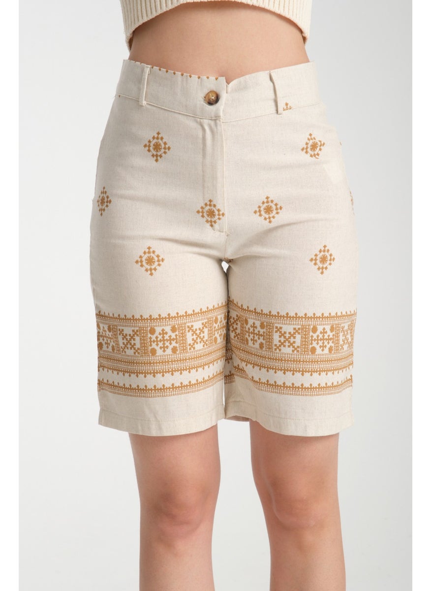 Rodi - Women's Linen Shorts 8228 - Image 1