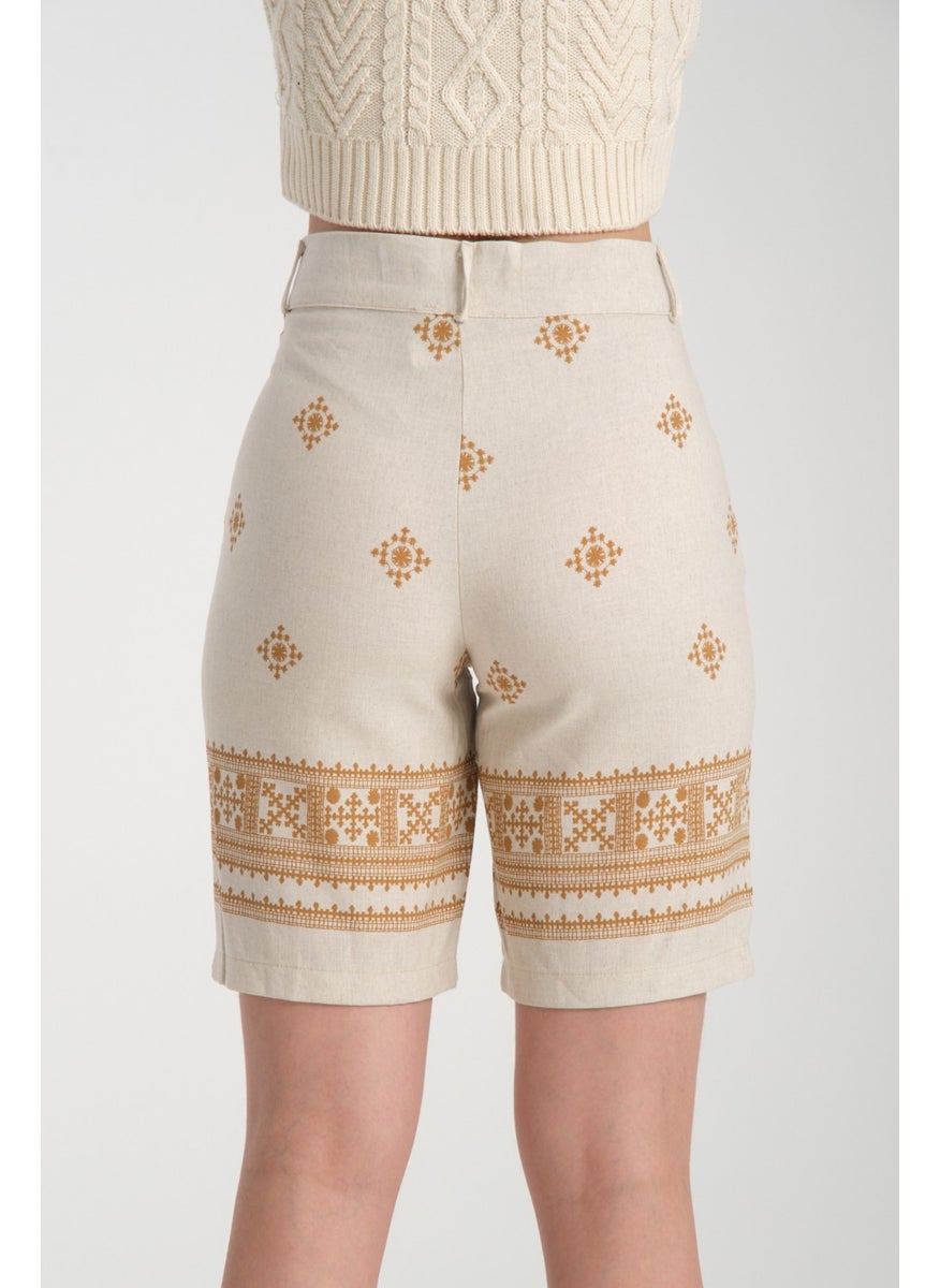 Rodi - Women's Linen Shorts 8228 - Image 1