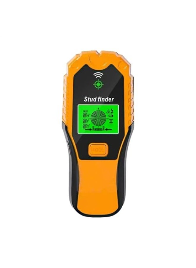 جهاز كشف المسامير، جهاز استشعار متعدد الوظائف للكشف عن الأسلاك، ماسح جدران إلكتروني مع شاشة LCD للكشف عن المسامير، المعادن والأسلاك الحية، بحجم 7.28x3.11x0.91 بوصة - Image 1