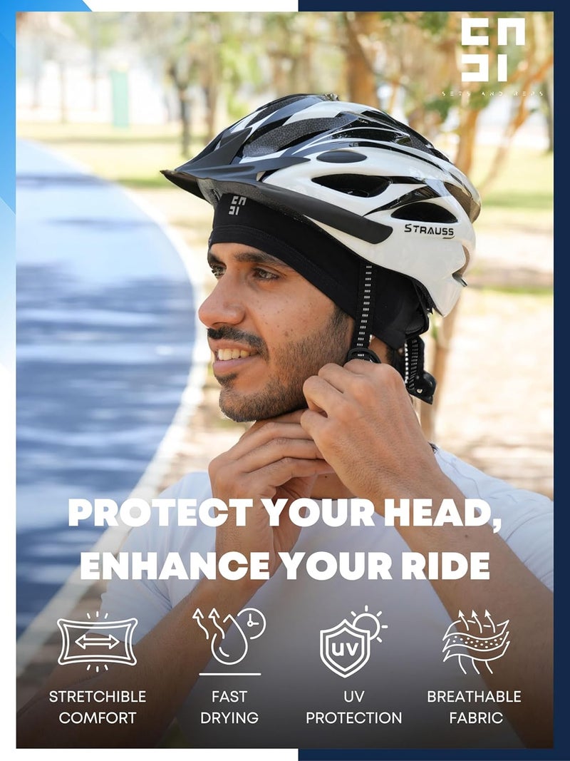 SETS AND REPS Store أغطية رأس للرجال والنساء | مزيج مريح من الفيسكوز والليكرا | ناعمة، قابلة للتنفس، وخفيفة الوزن | أغطية رأس متعددة الاستخدامات للرياضة والسفر والاستخدام اليومي - Image 5