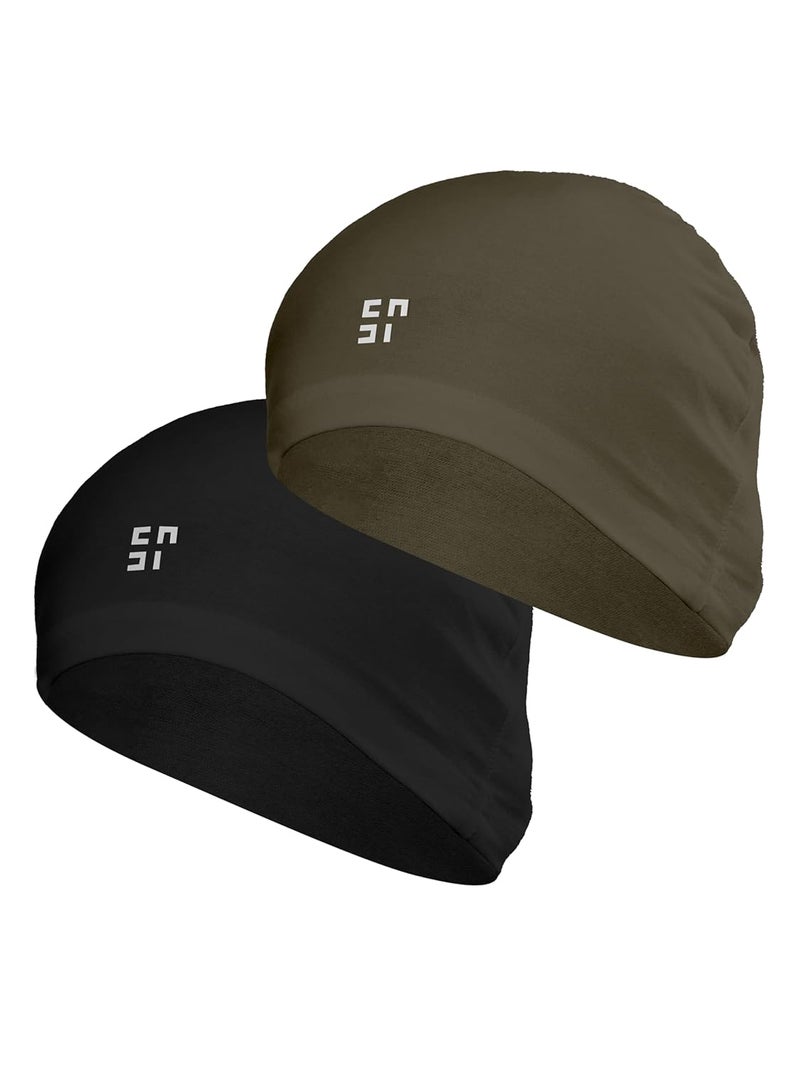 SETS AND REPS Store أغطية رأس للرجال والنساء | مزيج مريح من الفيسكوز والليكرا | ناعمة، قابلة للتنفس، وخفيفة الوزن | أغطية رأس متعددة الاستخدامات للرياضة والسفر والاستخدام اليومي - Image 1