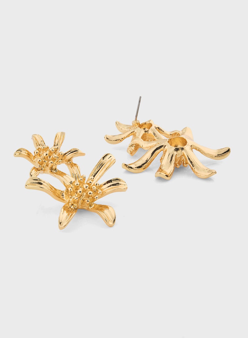 ELLA Floral Drop Acrylic Earrings  - Image 2