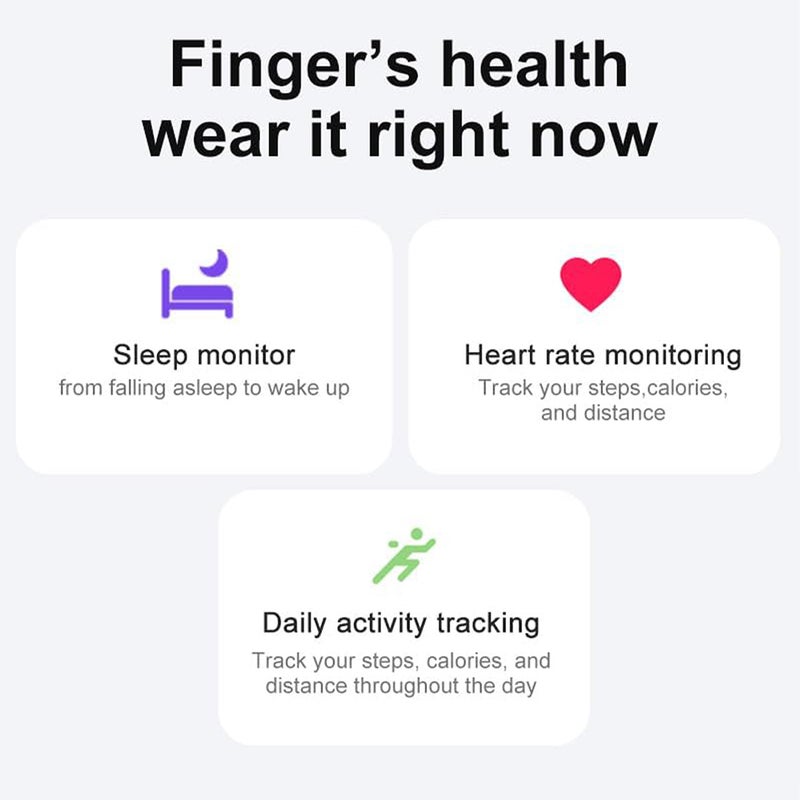 Smart Ring 10# 19.8mm Gold - Long 7-Day Battery Life Sleep Tracking Heart Rate Monitoring for Daily Health Management, Sleep Improvement and Activity Tracking - Image 3