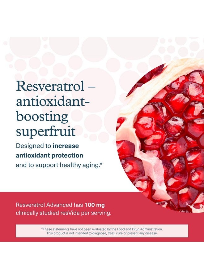 youtheory Youtheory Resveratrol Advanced Antioxidant Formula - Premium Antioxidant Supplement with Super-Fruit Blend - Contains ResVida - Dairy, Soy & Gluten Free - 160 Tablets  - Image 4