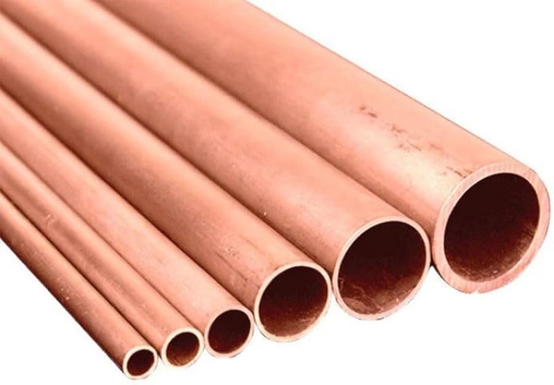 Copper Pipe Straight OD12mm ID8mm Length 250mm Metal Tube - Image 1