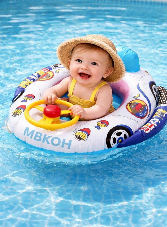 MBKOH Swimming Tube for Kids, Inflatable Swim Ring, Baby Pool Float, Toddler Swim Tube, Kids Water Toy, Summer Beach Accessory, Safe Swim Ring, Durable Swimming Float (CAR) - Image 1