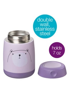 b.box Small Insulated Lunch Box | Baby And Child Storage Pot For Snacks | Double Wall Stainless Steel, Keeps Food Cold For Up To 6 Hours And Hot For Up To 4 Hours | 210 Ml  - Image 3