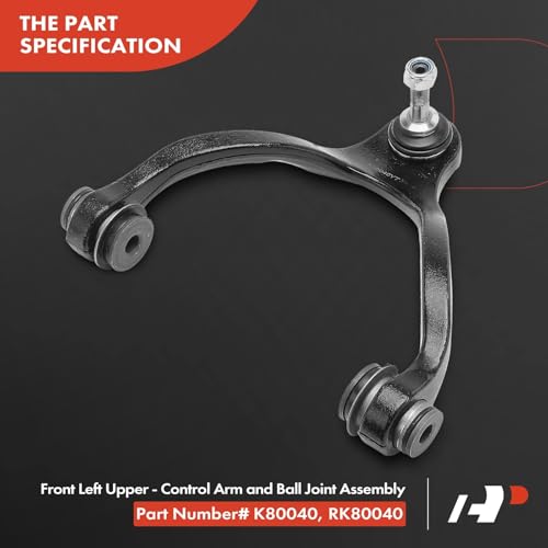 A-Premium Set of 10, Front Upper Control Arm, Lower Ball Joint, Inner Outer Tie Rod End, Compatible with Ford & Lincoln & Mercury - 2003-2011 - Crown Victoria Town Car Marauder Grand Marquis, V8 4.6L - Image 3